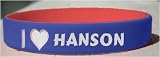 I Love Hanson Custom Wristband