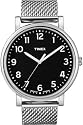 Timex Unisex-Armbanduhr Originals Easy Reader Analog Edelstahl T2N602