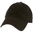 Cotton Twill Baseball Ball Cap Adjustable Hat Black