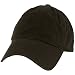 Cotton Twill Baseball Ball Cap Adjustable Hat Black