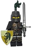 LEGO Dragon Knight (Medieval Templar) - LEGO Kingdoms Castle Minifigure with Full Armor and Claymore Sword