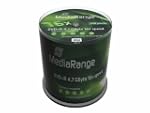 100 DVD+R vergini Mediarange 4,7GB 12...