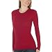 Juniors Mossimo Supply Company Lettuce Edge Crew Tee - Rocket Red