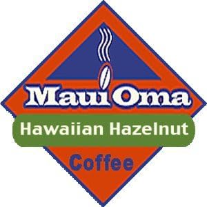 Hawaii Maui Oma Coffee 8 oz. Bean Hawaiian Hazelnut Decaf