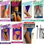 buns of steel pack-7 volume set(Platinum Series: Hips & Thighs of Steel 2000, Thighs of Steel 2 , Quick Toning: Abs of Steel, Buns of Steel 5, Buns of Steel 6, Buns of Steel 3, Abs of Steel