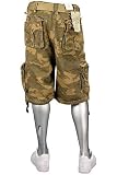 Jordan Craig Camo Cargo Shorts Dark Tan. Size: 30