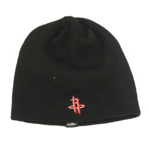 Houston Rockets Black Classic Knit Beanie (Uncuffed)