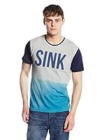 Springfield Camiseta Manga Corta (Gris / Azul)