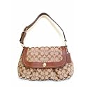 Women's Coach Purse Handbag Soh Pltd Signature Lg. Flap