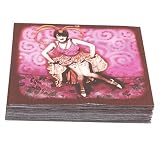 Cocktail Napkins - Pink Flapper Design