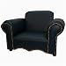 Kitchen: Small picture for Traditional Child size Chair   Black leatherette, by Fantasy Furniture