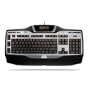 LOG920000379 - Gaming Keyboard, w/ Palm Rest, 6 Programmable Keys, BK/SR