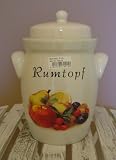 Zoom Produkt-Bild: Rumtopf, G&auml;rtopf 5 Ltr. Steinzeug Obstmotiv
