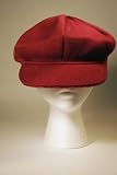 Fendi - Fendi Deep Red Zucca Logoed Knit Wool Skull Driving Cap