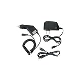 Skque Amazon Kindle 2 Accessory - Wall Charger + USB Car Charger Black Bundle Kit Set