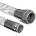 Goodyear EP Spiraflex Aggie Clear PVC Suction/Discharge Hose Assembly, Aluminum Cam And Groove Couplings