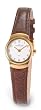 Skagen Casual Strap Gold-tone Steel Brown Leather Mini Ladies Watch 502XSGL Skagen Casual Strap Gold-tone Steel Brown Leather Mini Ladies Watch 502XSGL