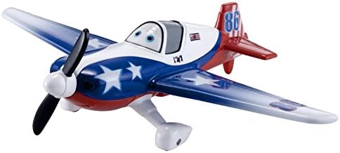 Maven Gifts: Disney Planes 86 LJH Special Diecast Aircraft with Sun Wing No. 8 Diecast Aircraft
