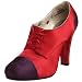 Madden Girl Women's Nadiia Oxford Pump,Red Satin,8.5 M US