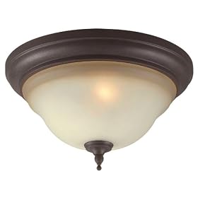 World Imports Lighting 2641-24 Fluorescent Olympus Tradition 2-Light Flush Mount Fixture,... by World Imports