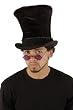 Shiny Black Top Hat - Adult Std.