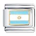 Flag Argentina Italian Charm