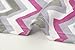 Warmhol Nursing Happens Infinity Breastfeeding Scarf Nursing Covers Grey Chevron (Pink and Grey Chevron)