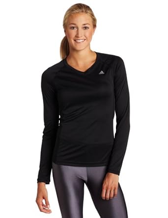 Click here to buy adidas Ladies Clima Response Long-Sleeve Tee by adidas.