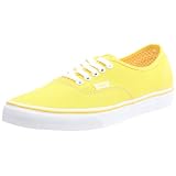 Vans Unisex Authentic Skateboarding Shoe (Minicheck Lining) true yellow/true white VEE33BD 3 UK