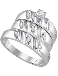 0.12CT-DIA FASHION TRIO SET
