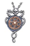 Mystic Cypher Wheel Alchemy Gothic Pendant Necklace