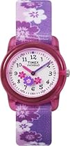  Timex Children's Flowers Color Indiglo Stretch Band Watch #T7B011