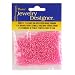 11/0 Glass Seed Beads, Hot Pink Dyed, 20 Gram Pkg