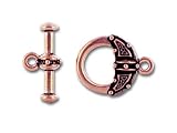 Antique Copper Celtic Clasp Set