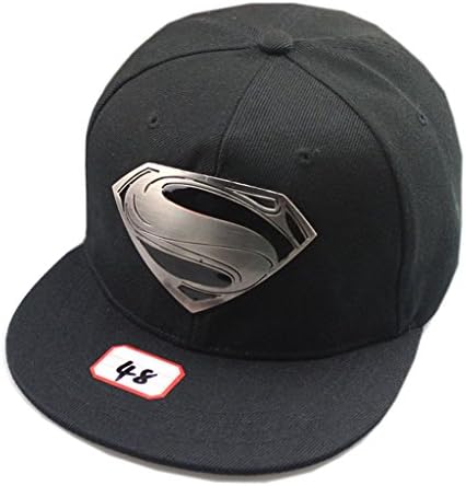 HKESEN Superman Iron Mark Unisex Adult Hat Adjustable Snapback Hats Caps Flat Brim Hip-hop Baseball Hat--Color39