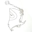 Sterling Silver Belly Chain Body Jewelry Max Length 36 inches (b233a)