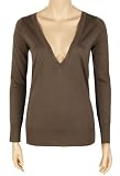 FINE WOOL OVERSIZE V-NECK SWEATER