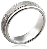 7mm Titanium Hammered Finish Wedding Band