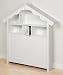 Kitchen & Housewares : White Little Girl's Dollhouse Headboard for Twin Bed