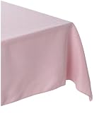 Bardwil Linen Ease 52-inch By 70-inch Oblong / Rectangle Tablecloth, Rose