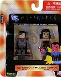 DC Universe MiniMates Wave 8 Superman and WonderWoman (Red Son Versions)