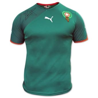 Puma 2010/2011 Men's Morocco National Soccer Team Home Jersey at Amazon Menâs Clothing store 