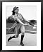Pro Baseball Pitcher For Rockford Peaches, Caroline Morris, Demonstrating Her Underha...