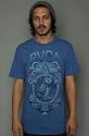 RVCA The Masonic Horned Owl Tee in Royal,T-shirts for Men
