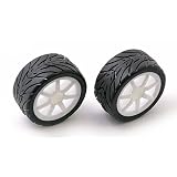 Pre-Mount Wheels/Tires, White: 18R