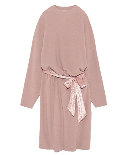 (スナイデル)snidel リブウエストマークニットワンピース