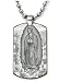 Our Lady of Guadalupe Mexican Dogtag Pendant Necklace w/Chain and Giftbox