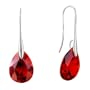 Maman Je T'aime - Pugster Bijoux July Rouge Angel Teardrop Swarovski Cristal-Diamant- Boucles d'oreilles Femme EA_XM03_X07
