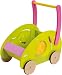Stabiler Holz Puppenwagen Lauflernwagen gehfrei GIRLS