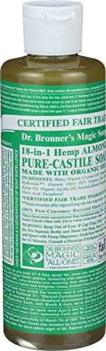 Organic Almond Castile Liquid Soap - 237ml